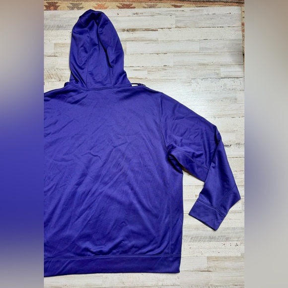 Nike Texas Christian University TCU Hoodie Men's XXL Purple Therma Fit - Picture 8 of 9